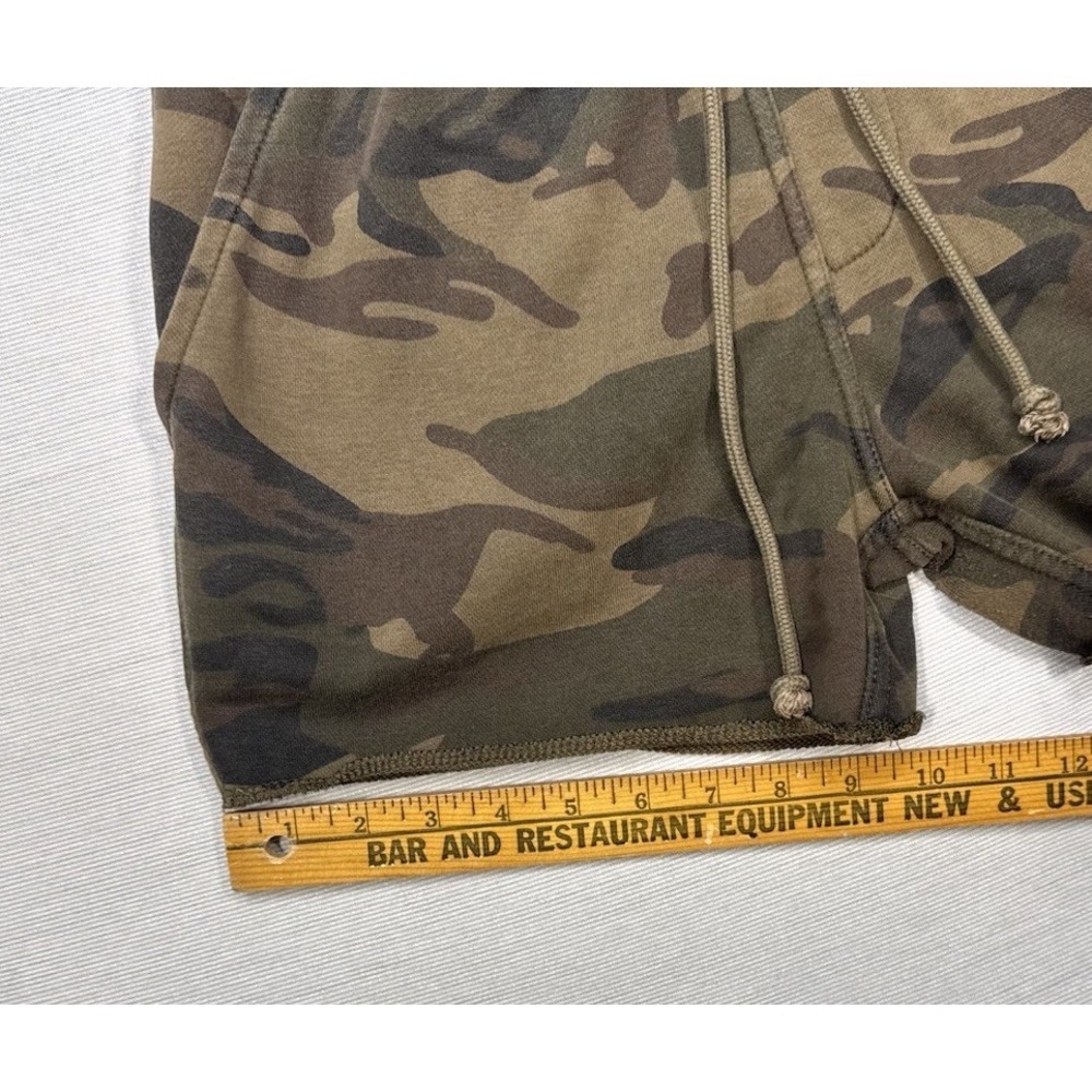 YoungLA Mens Lounge Short Sz M Green Camo Running Gym Workout 4" Ins - Picture 7 of 16
